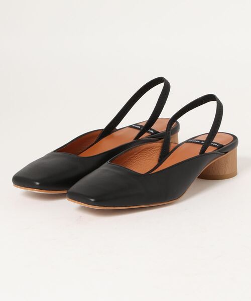 「INTER-CHAUSSURES」 ヒールサンダル 36 ブラック レディース_画像4