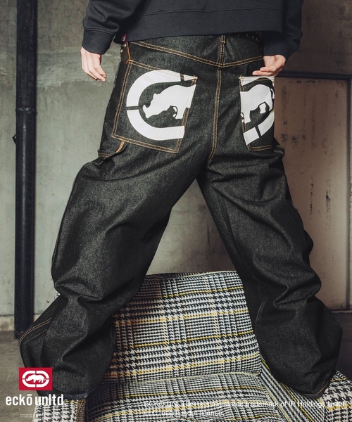 ecko unltd. デニムパンツ S ブラック メンズ : ZOZOTOWN Yahoo!店 