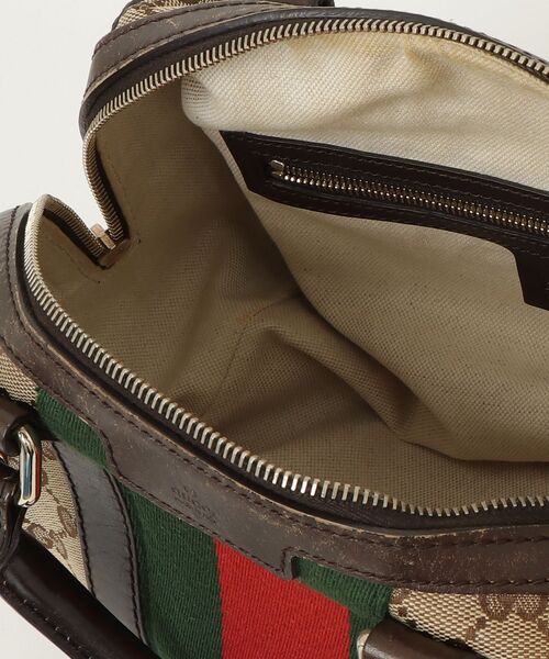 GUCCI（グッチ） GGキャンバス シェリーライン 2WAYバッグ - ベージュ