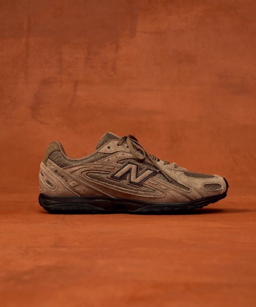 「New Balance」 ローカットスニーカー 27.0cm ブラウン レディース