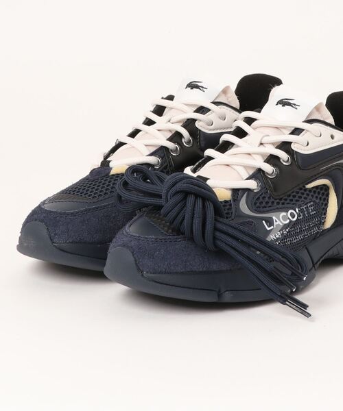 「LACOSTE」 ローカットスニーカー 26.0cm レッド系その他 レディース_画像8