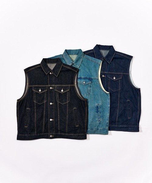 WETTEMPT デニムジャケット LARGE ブラック メンズ : ZOZOTOWN Yahoo