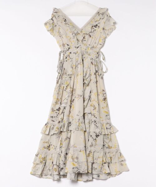 ワンピース CANTO FLORAL RUFFLED MAXI DRESS | CANTO フローラル フリル マキシ ドレス・ワンピースの画像