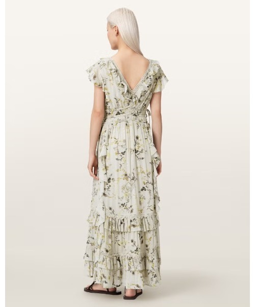 ワンピース CANTO FLORAL RUFFLED MAXI DRESS | CANTO フローラル フリル マキシ ドレス・ワンピースの画像