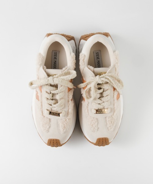「STEVE MADDEN」 ローカットスニーカー 23.5cm アイボリー レディース_画像6