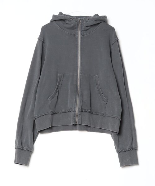 HARE（ハレ） ジップアップパーカー MEDIUM チャコールグレー メンズ 