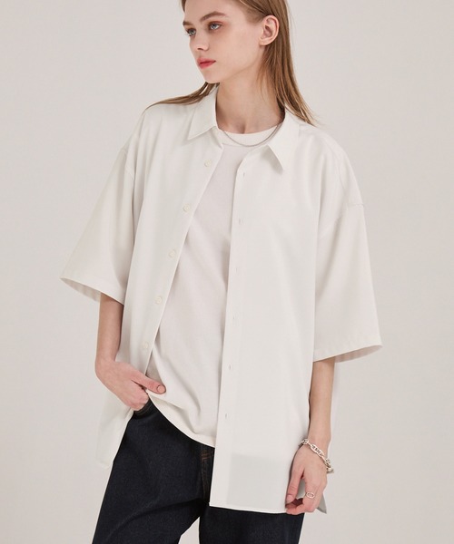 「EMMA CLOTHES」 半袖シャツ S グレー メンズ_画像2