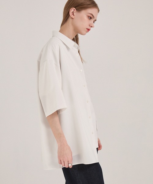 「EMMA CLOTHES」 半袖シャツ S グレー メンズ_画像5