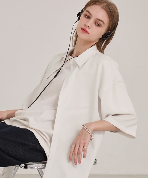 「EMMA CLOTHES」 半袖シャツ S グレー メンズ_画像9