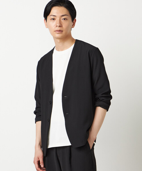 COMME CA ISM（コムサイズム） ジャケット ノーカラージャケット