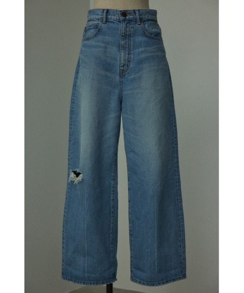 「BLACK BY MOUSSY」 デニムパンツ 25inch ライトブルー レディース_画像9