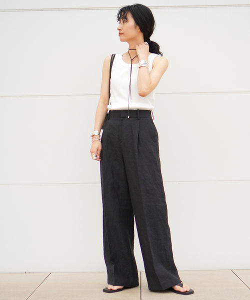 「EVERYDAY I LIKE.」 スラックス 38 ブラウン レディース_画像8