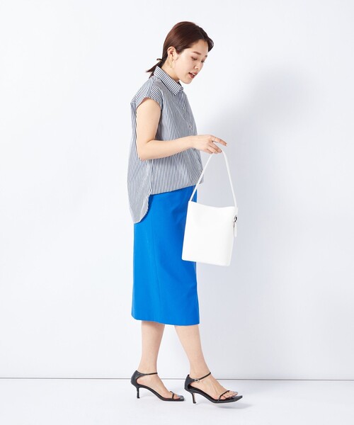 「NOLLEY'S Sophi」 半袖シャツ 36 ブラウン系その他3 レディース_画像4