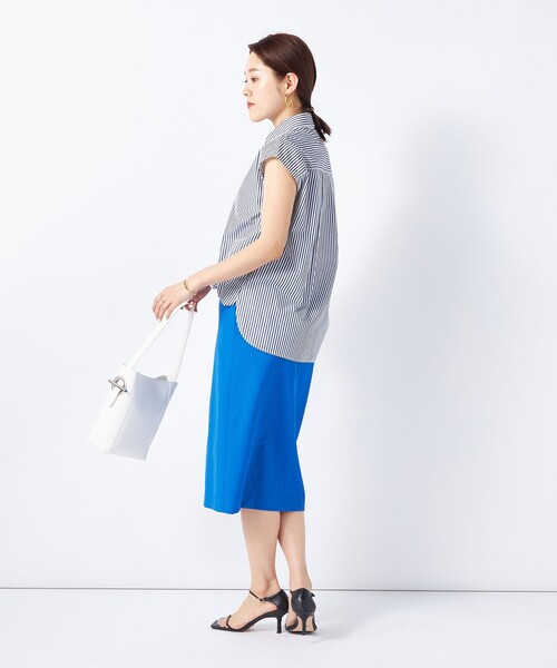 「NOLLEY'S Sophi」 半袖シャツ 36 ブラウン系その他3 レディース_画像6