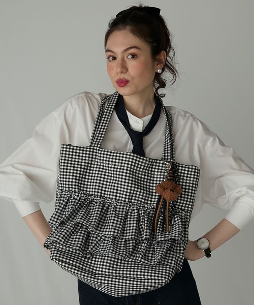 「BONLECILL Marche」 トートバッグ FREE レッド レディース_画像2