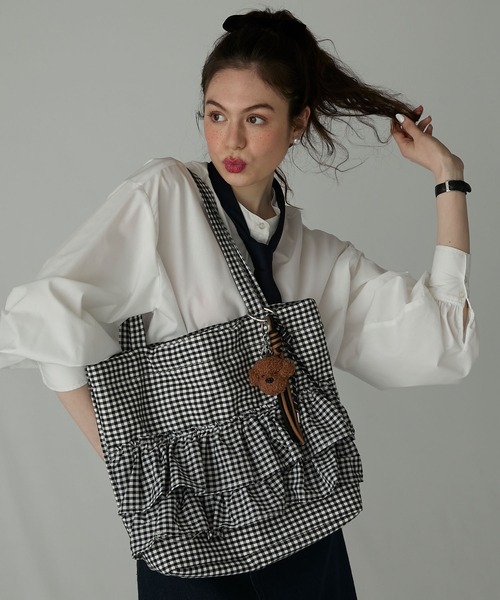 「BONLECILL Marche」 トートバッグ FREE レッド レディース_画像4