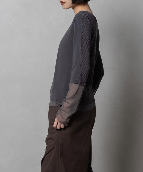 MARECHAL TERRE（マルシャルテル） tシャツ 「前後着用可」2Way シアー
