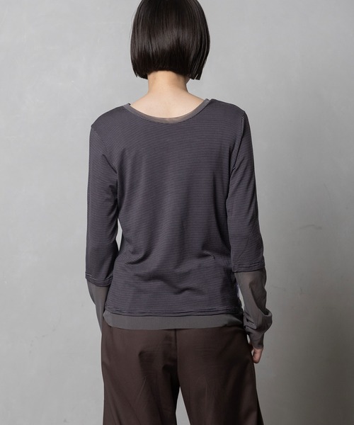 MARECHAL TERRE（マルシャルテル） tシャツ 「前後着用可」2Way シアー