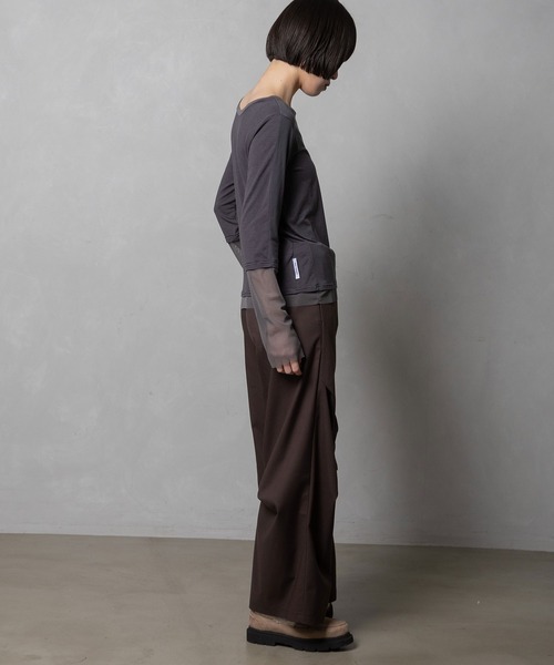 MARECHAL TERRE（マルシャルテル） tシャツ 「前後着用可」2Way シアー