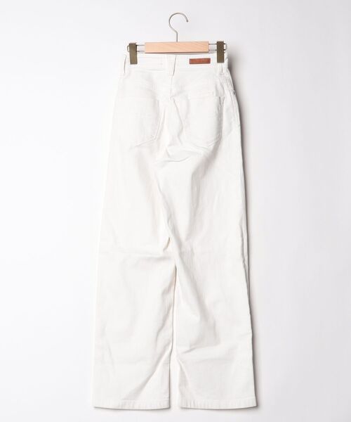 「YANUK」 デニムパンツ 21inch ホワイト レディース_画像2