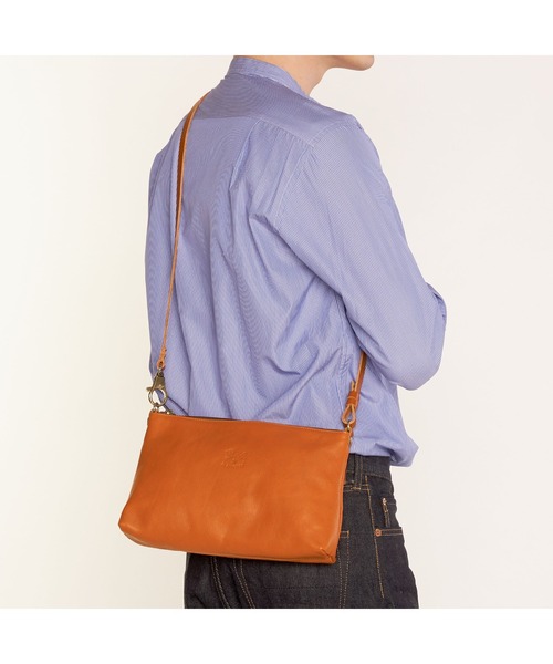 ショルダーバッグ バッグ IL BISONTE / ORIGINAL LEATHER / ショルダーバッグ レディース メンズの画像