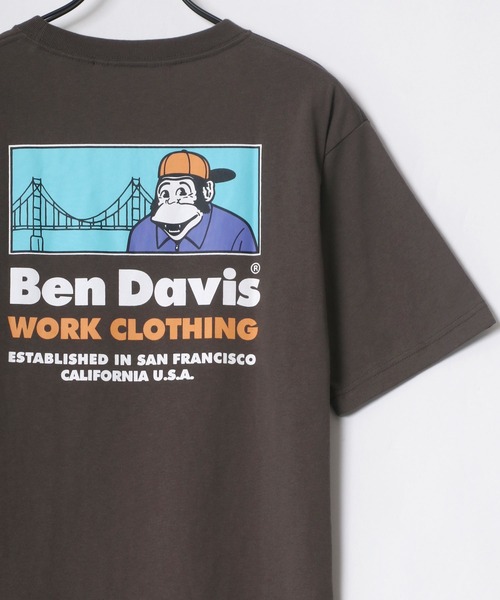 Tシャツ Tシャツ Ben Davis ベンデイビス バックプリント イラスト ブリッジゴリラ Tシャツ Zozotown Yahoo 店 通販 Yahoo ショッピング