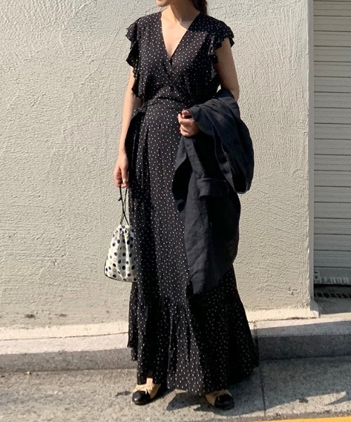 ワンピース ドットフリルスリーブワンピース Zozotown Paypayモール店 通販 Paypayモール