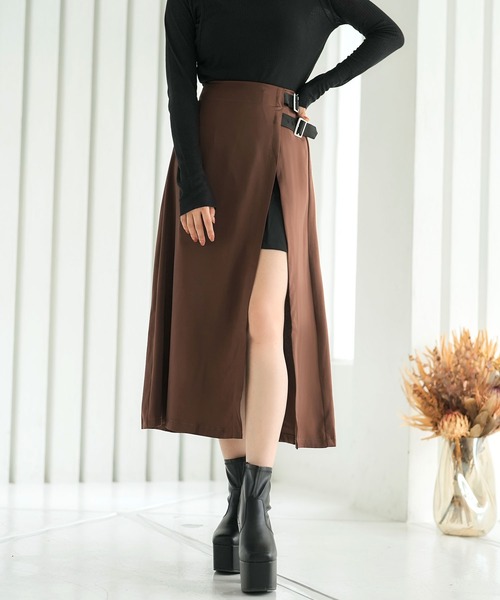 Newlyme スカート 美脚スリットスカート : ZOZOTOWN Yahoo!店