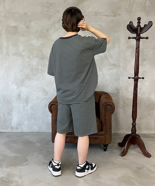 パンツ ボーダー裏毛ハーフパンツ【SETUP可】|ZOZOTOWN |10