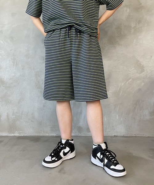 パンツ ボーダー裏毛ハーフパンツ【SETUP可】|ZOZOTOWN |04