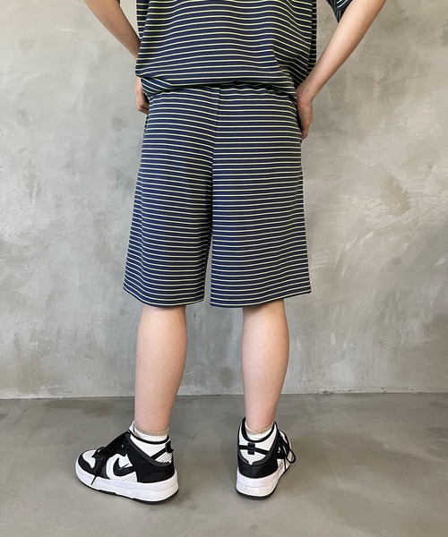 パンツ ボーダー裏毛ハーフパンツ【SETUP可】|ZOZOTOWN |05