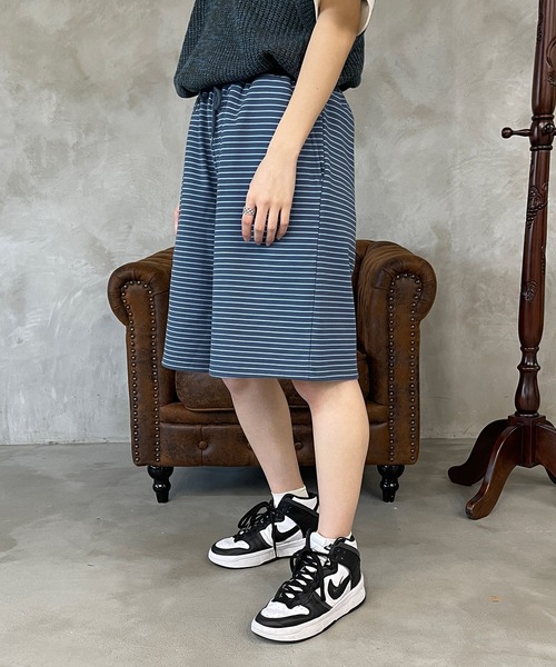 パンツ ボーダー裏毛ハーフパンツ【SETUP可】|ZOZOTOWN |18