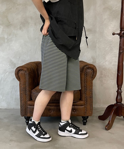 パンツ ボーダー裏毛ハーフパンツ【SETUP可】|ZOZOTOWN |12