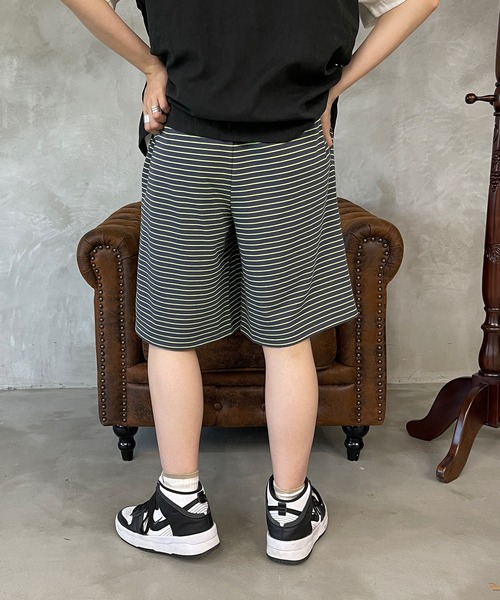 パンツ ボーダー裏毛ハーフパンツ【SETUP可】|ZOZOTOWN |13