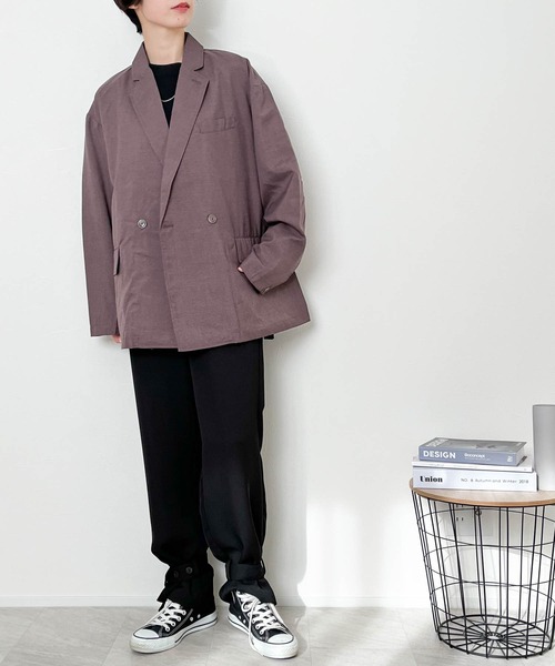 ジャケット テーラードジャケット ダブルテーラードビッグジャケット