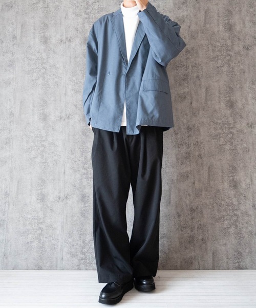 ジャケット テーラードジャケット ダブルテーラードビッグジャケット