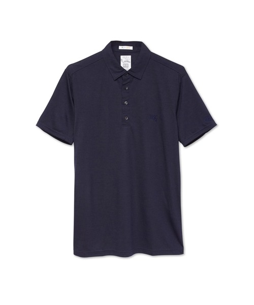 【ネイビー】HIGH ST. GOLF∴WOOL天竺ポロシャツ <AdE> TORNADO MART（トルネードマート） ポロシャツ HIGH ST. GOLF∴WOOL