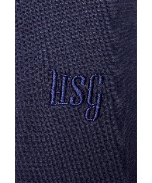 【ネイビー】HIGH ST. GOLF∴WOOL天竺ポロシャツ <AdE> TORNADO MART（トルネードマート） ポロシャツ HIGH ST. GOLF∴WOOL