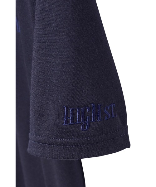 【ネイビー】HIGH ST. GOLF∴WOOL天竺ポロシャツ <AdE> TORNADO MART（トルネードマート） ポロシャツ HIGH ST. GOLF∴WOOL