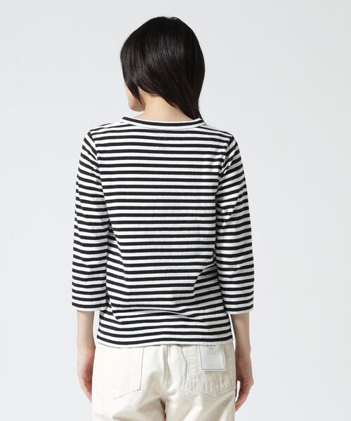 DANA FANEUIL tシャツ FANEUIL/ファヌル BOAT NECK BORDER LS