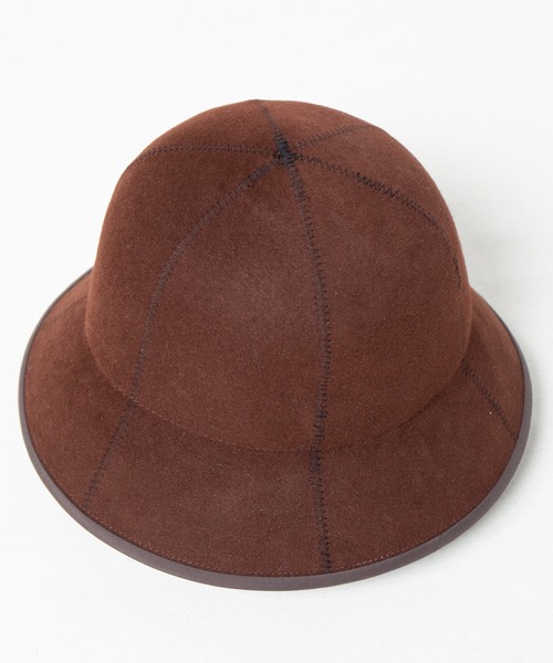 LULL ラル ダークブラウン ハット Mサイズ　サーフハットチューリップハット LULL ラル ダークブラウン ハット Mサイズ サーフハットチューリップ