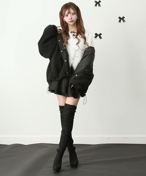 Diable baiser（ディアブルベーゼ） スカート ハイウエストティアード