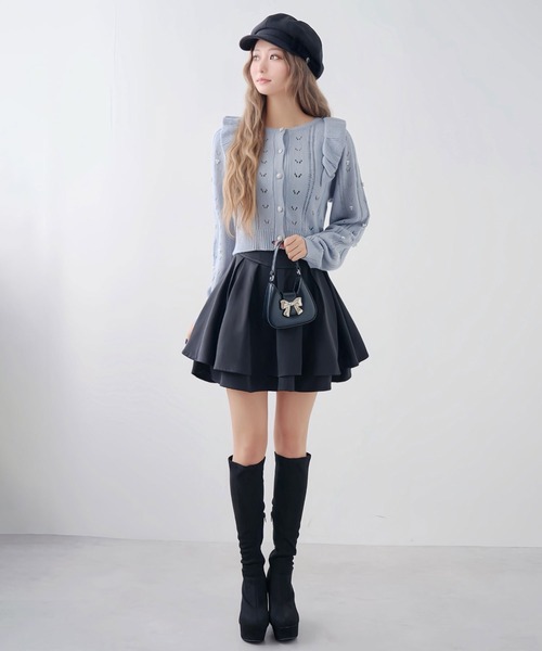 Diable baiser（ディアブルベーゼ） スカート ハイウエストティアード