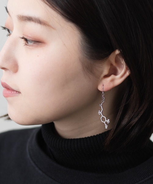 ピアス　No.4641 gargle ピアス 化学式モチーフピアス レディース : ZOZOTOWN