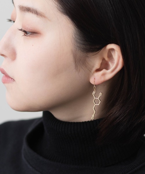 gargle ピアス 化学式モチーフピアス レディース : ZOZOTOWN