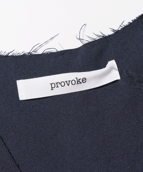 ベスト ジレ PROVOKE/プロヴォーク student long vest ロング