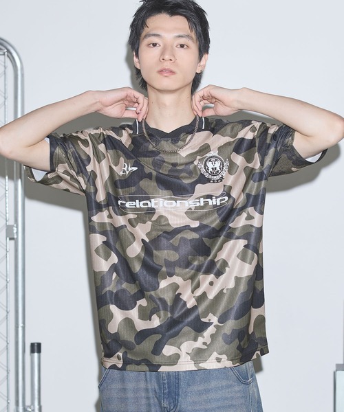 tシャツ 「ユニセックス」オーバーサイズロゴプリントT レディース メンズ tシャツ オーバーサイズ襟配色ロゴプリントゲーム半袖Tシャツ