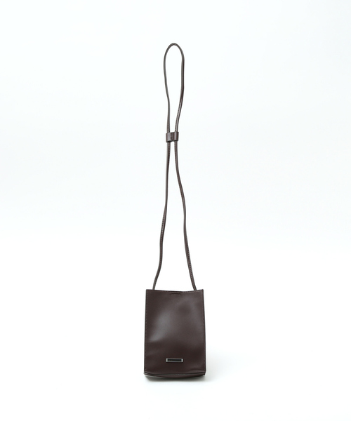 AH ABAHOUSE ショルダーバッグ ミニ 「AH ABAHOUSE」エコレザー 