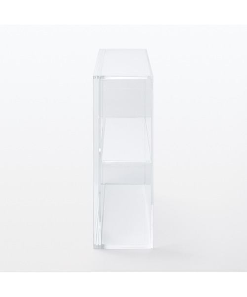 無印良品（MUJI） 収納 アクリルコレクションスタンド引き扉付き・大