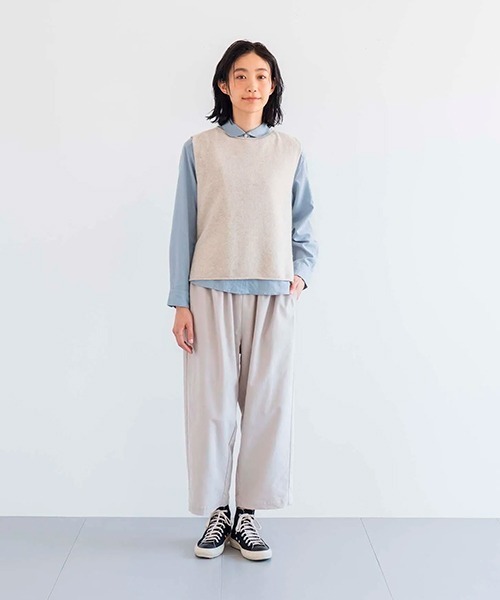 ベスト ジレ ラムウールシンプルベスト レディース D ベスト ジレ ラムウールシンプルベスト レディース : ZOZOTOWN